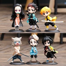 Demon Slayer Kimetsu no Yaiba Kamado Nezuko 6Pcs/Set Action Figure Gifts