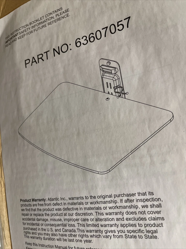 Estante de un solo componente de DVD Atlantic Inc Foto 3 de 4