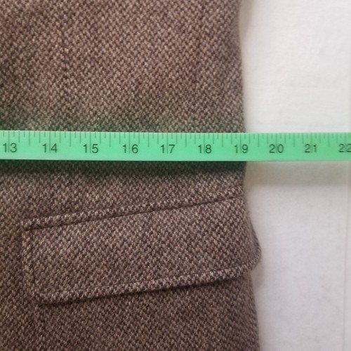 Vintage 80er Jordache Herren Blazer 40r (38) Braun Tweed Sport Mantel Jacke - Bild 19 von 22
