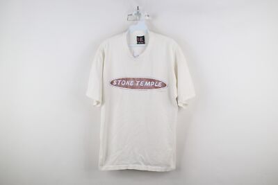 Vtg 90s Giant Mens XL Distressed Spell Out Stone Temple Pilots