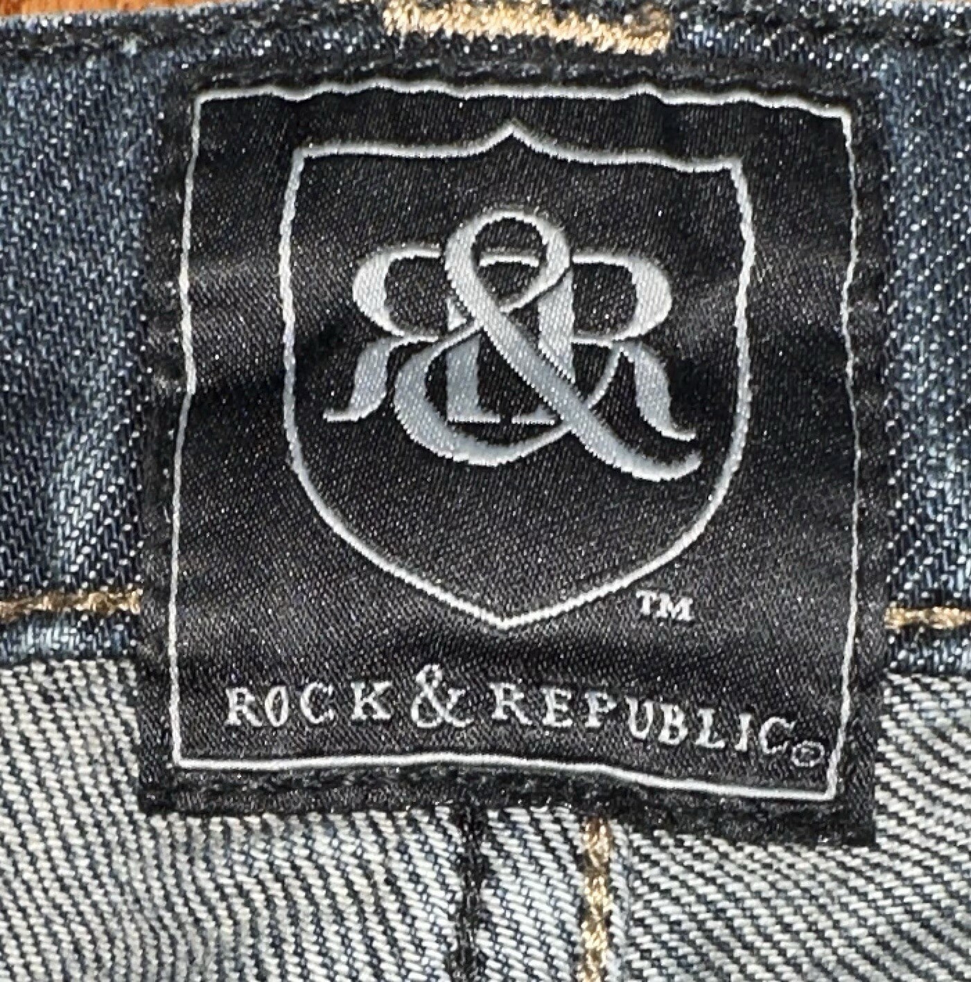 Rocking R R Brand Rock & Republic R&R Stinger Straight Leg Stretch Denim Mens Jeans 36 X ...