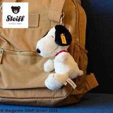PEANUTS Steiff Snoopy Keyrings Charms Plush Mascot 15cm Japan New
