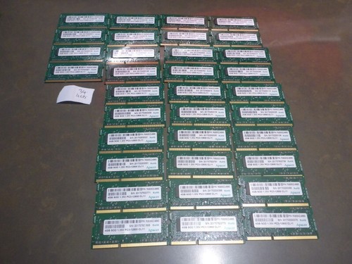 4GB APACER 78.B2GCZ.4000C SOD 1.35V PC3-12800 CL11 NOTEBOOK MEMORY - Picture 2 of 4