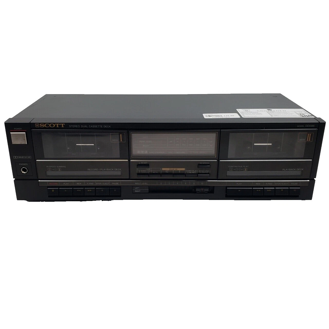 Platinas de Casete Vintage SCOTT