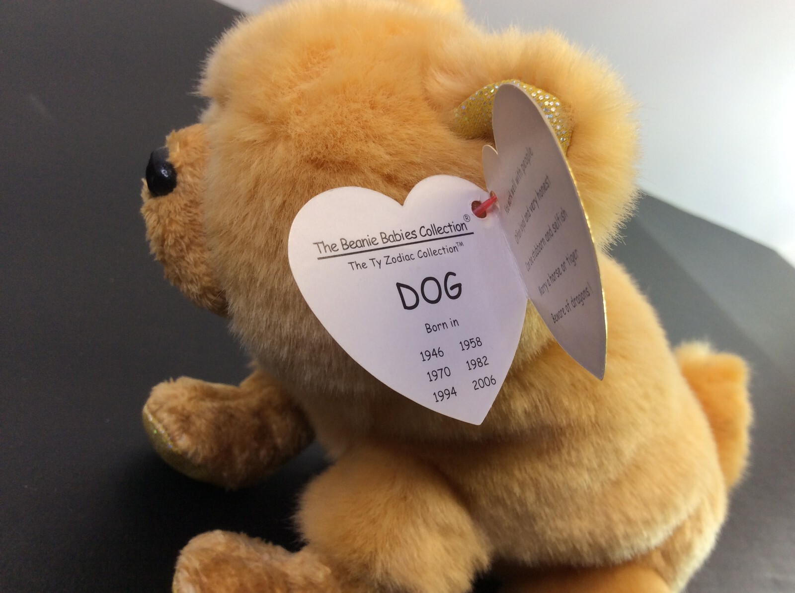 Ty Beanie Baby Zodiac 2000 Vintage Dog Chow Plush eBay