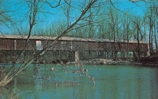 Ewing Covered Bridge Brownstown White River Jakcson County Ind