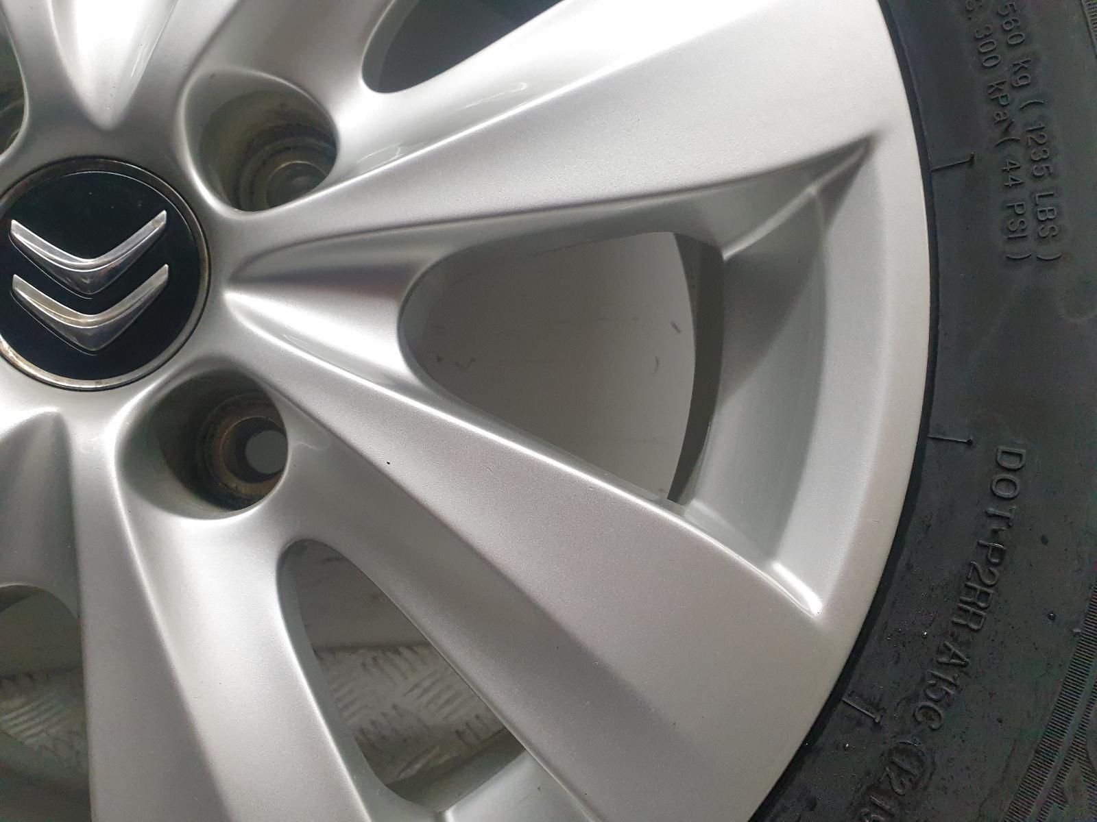 2010 CITROEN C3 ALLOY WHEEL AND TYRE 185 65 15 TREAD DEPTH 4MM