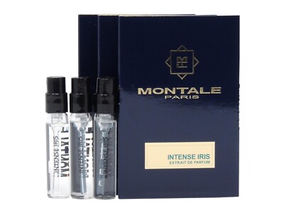 MONTALE PARIS INTENSE IRIS EDP 2.0ml .06oz x 3 COLOGNE PERFUME SPRAY SAMPLES
