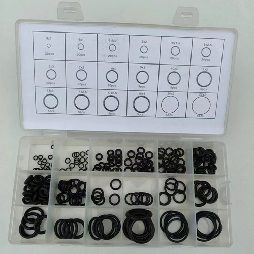 Set Di 225 O-Ring In Nitrile, Guarnizioni Tonde Assortite, Nuovo