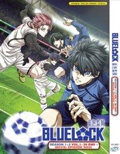 ANIME DVD BLUELOCK SEASON 1-2 VOL.1-38 END  MOVIE ENGLISH DUBBED REGION ALL 