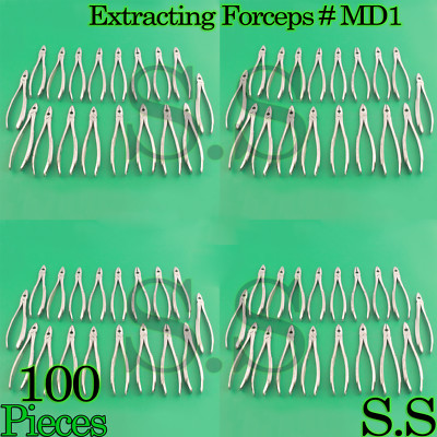 100 Dental Extracting Forceps MD1 Surgical Dental Instruments