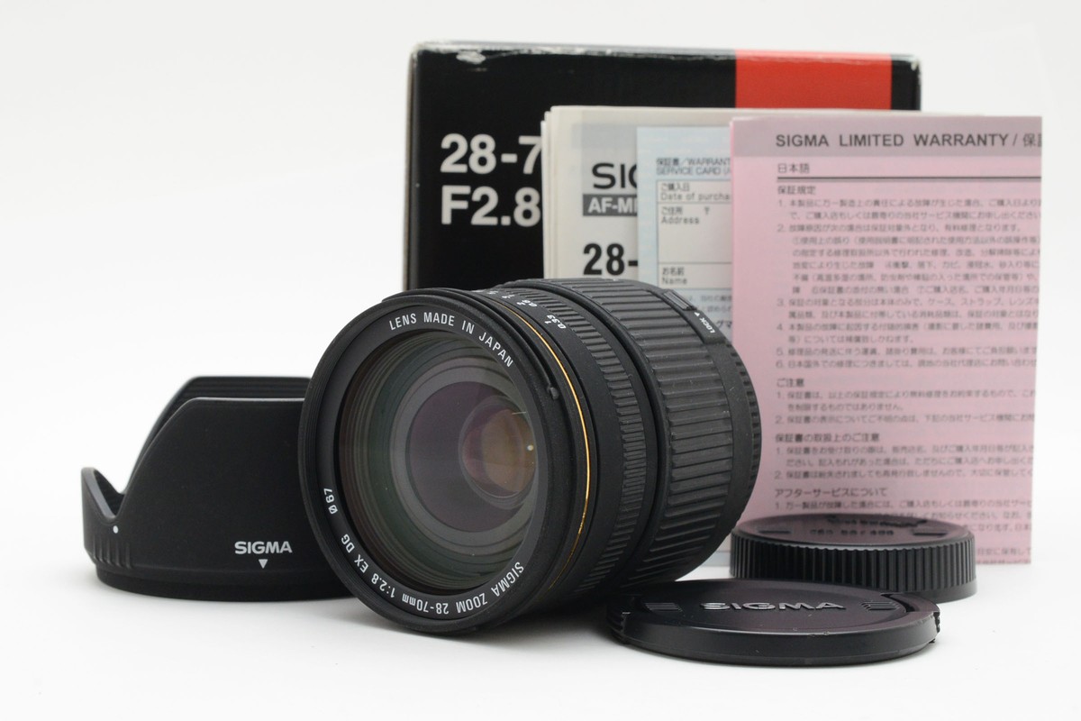 MINT in Box] Sigma AF 28-70mm f/2.8 EX Standard Zoom Lens DG