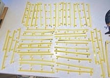 Tyco Electric Slot Car Racing: Guardrails: Lot of 48 Yellow 