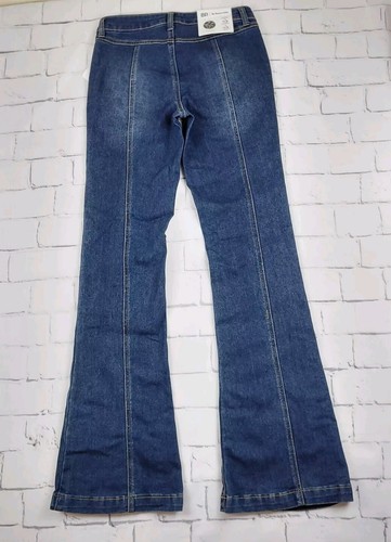 BP Nordstrom Jeans- Womens 26/S. Bell Bottoms Flare Leg Blue Dark Wash Retro Y2k - Picture 4 of 24