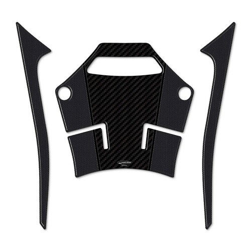 Adesivi 3D Protezioni Pedana centrale scooter compatibili con Yamaha Tmax 2022-5 - Picture 2 of 5