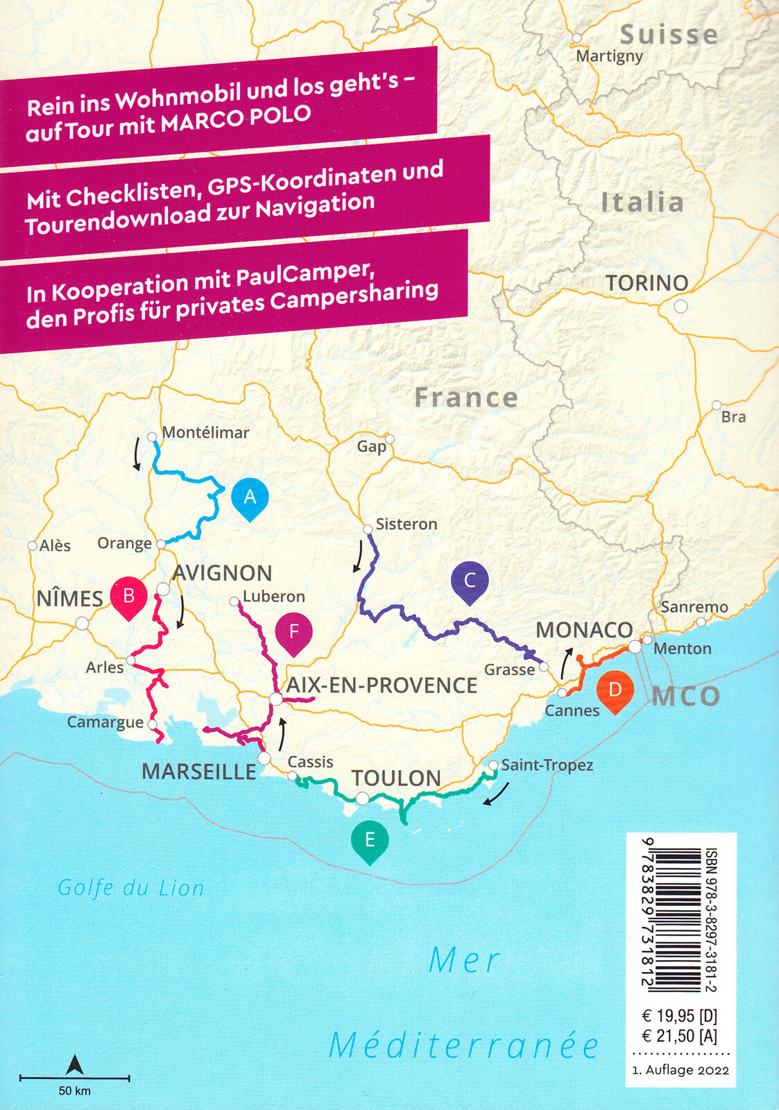 Thumbnail - Marco Polo Camper Guide Provence & Côte D'azur Mit Wohnmobil