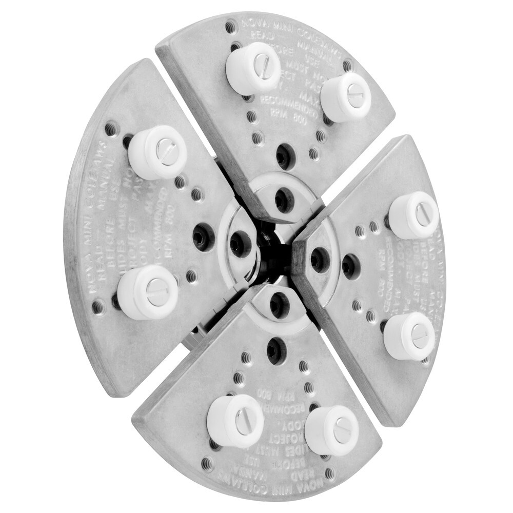 NOVA 6006 4-Piece Chuck Accessory Mini Cole Jaw Set New