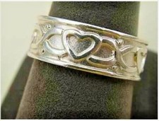 Traditional Irish Claddagh Ring Or Wedding Ring