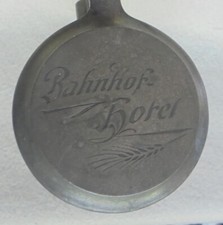 ALT Humpen Bierkrug Brauerei Gaststätte Hotel Bahnhof Bamberg Krug Sammelkrüge