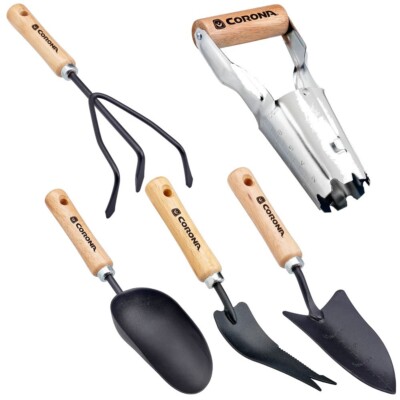 Corona Clipper Classic Wood Handle Garden Tool Set