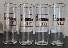 Brauerei Gross Riegelsberg Saarland 4 Gläser 0,2 L Alt Bier vintage Nachlass