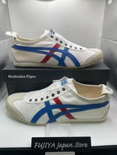 Onitsuka Tiger MEXICO 66 SLIP-ON Unisex 1183A360 121 WHITE/TRICOLOR M8.5/W10