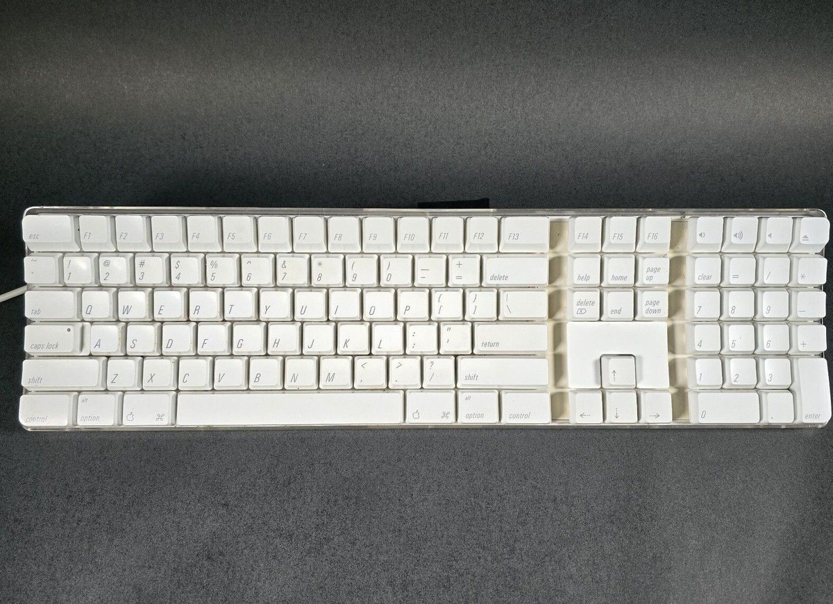 Apple - 【未使用】Apple Keyboard A1048 Apple A1048 White Wired USB Keyboard – MSU Surplus Store