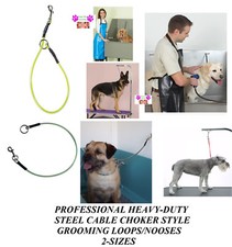 STEEL CABLE CHOKER Choke NOOSE RESTRAINT LOOP...