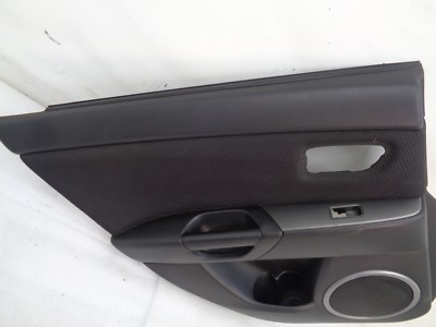 2004-2009 MAZDA 3 REAR LEFT SIDE INTERIOR DOOR PANEL TRIM BLACK