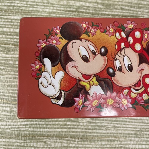 Tokio Disneyland Metal Lata Mickey Mouse Minnie Mantequilla Galletas Walt Disney - Imagen 3 de 24