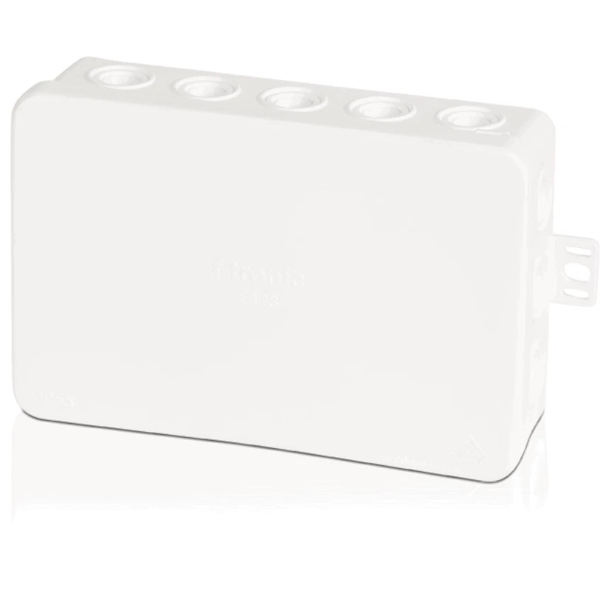 5 x Feuchtraum Abzweigkasten IP54 Aufputz E128 Verteilerdose L/B/T:134x89x40mm  - Bild 3 von 3