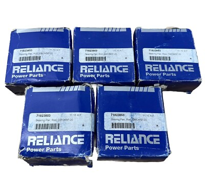 #ad #ad LOT OF 5 PAIR OF RELIANCE POWER PARTS 71823853 BEARING PAIR ROD CB1365P 20 $79.99