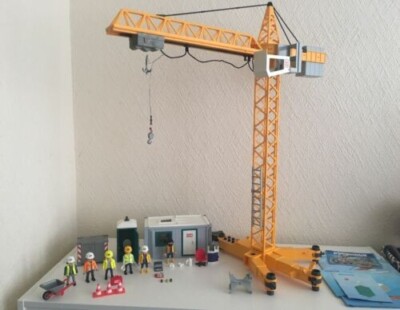 Playmobil - 3260 - 3262 - 3275 - Construction Office - Crane (not