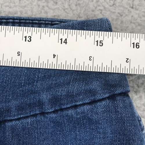 Westbound Capri Jegging Jeans Size 10 Pull On Distressed String Laced Hem - Picture 6 of 11