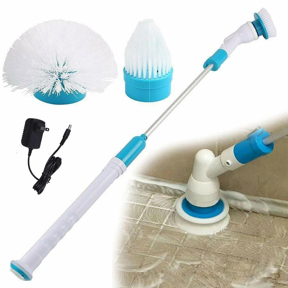 Electric Spin Scrubber, Bathroom Scrubber Rechargeable Shower Scrubber For  Cleaning Tub/tile/floor/sink/windowpower Scrubber Cordless