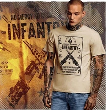 Infantry t-shirt infantryman grunt tactical Combat Veteran size S-2XL tee