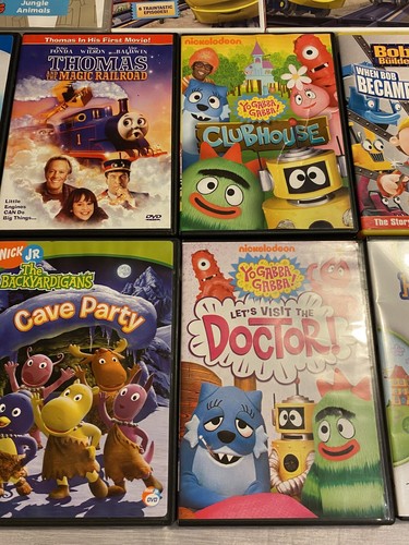 Kids DVDs Thomas The Tank Bob The Builder Yo Gabba Gabba Chugginton PBS - Picture 4 of 7