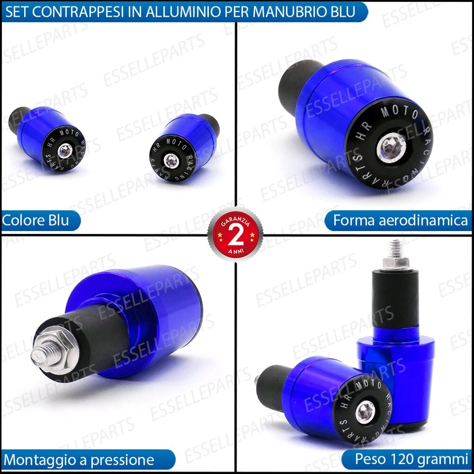 BILANCIERI MANUBRIO STABILIZZATORI BLU PER PIAGGIO MEDLEY 150 - Immagine 2 di 4