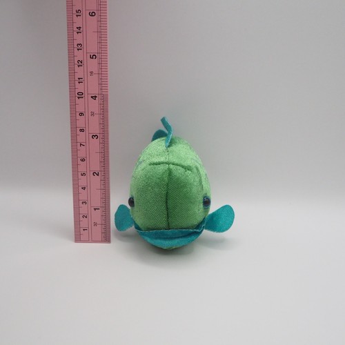 Marine Park C2808 Green Fish YELL Plush 4" Sea animal Toy Doll Japan - Picture 3 of 10