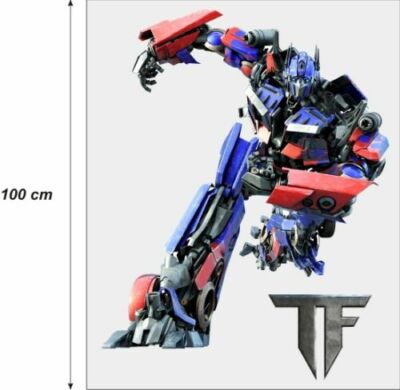 TRANSFORMERS Optimus Prime 100cm Wandaufkleber Wandtattoo Wandsticker neu