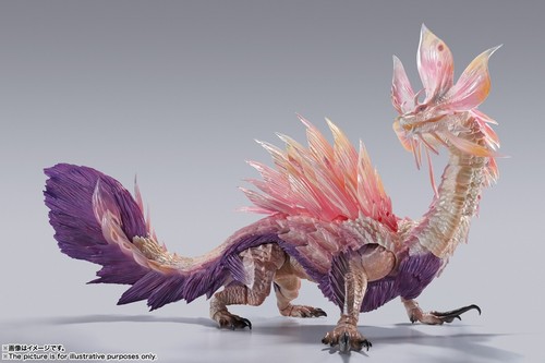 S.H.MonsterArts Monster Hunter Rise Sun Break Mizusune Figur Bandai SH - Bild 2 von 11