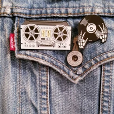 Pioneer RT-707 Vintage Reel R2R Enamel 2 Inch Pin