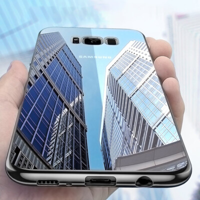 *Samione* Galaxy S8 Plus Case Cover Crystal Clear TPU Bumper Transparent OVP NEU