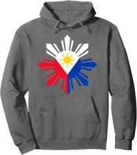 Philippine Flag Pinoy Flag Filipino Citizen Pinoy Sun Unisex Hooded Sweatshirt