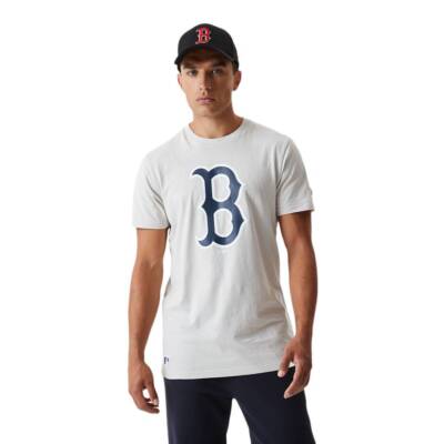 New Era MLB Sea Team Boston Red Sox T-Shirt Herren Shirt beige 37800