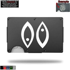 PICSES Sign Astrology Zodiac Laser Engraved Onto An Aluminum Wallet