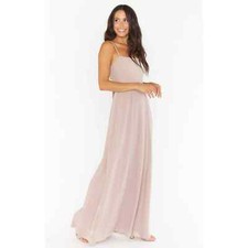 NEW Show Me Your MuMu Lauren Tie Back Maxi Dress Sz XS