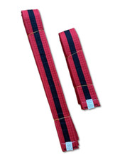 MARTIAL ARTS STRIPED BELTS KARATE TAEKWONDO JUDO KICKBOXING KIDS 150cm & 280cm