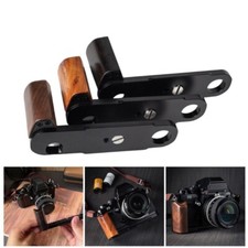 Wood L Hand Grip For Nikon F3 F3HP F3AF F3T Camera Aluminum Alloy Baseplate NEW