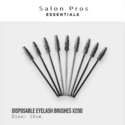 Einweg Mascara Stäbe Wimpernbürsten Brauen Wimpernverlängerung Spoolie schwarz 200x